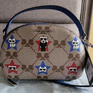 KARL TOP HANDLE CROSSBODY